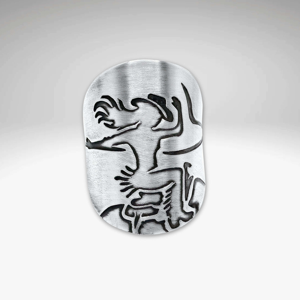 Adjustable Cowgirl ring featuring a detailed bronco design, perfect for adding western charm and girl power to any outfit.