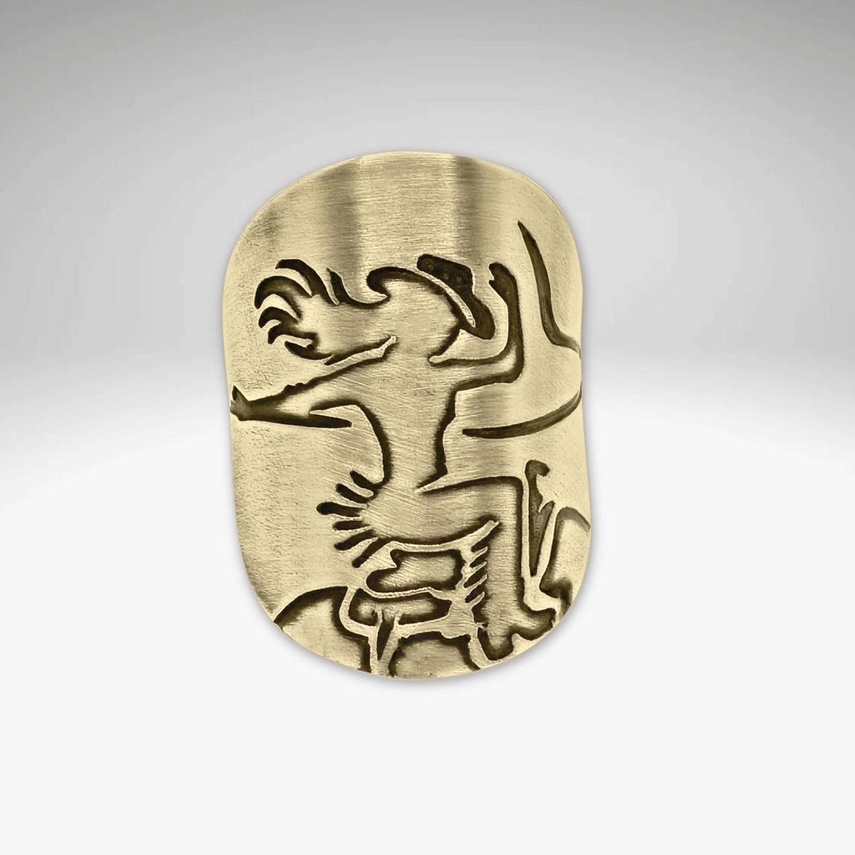 Adjustable Cowgirl ring featuring a bronco rider design, embodying western charm and girl power.