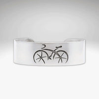 Ride Bicycle Cuff Bracelet