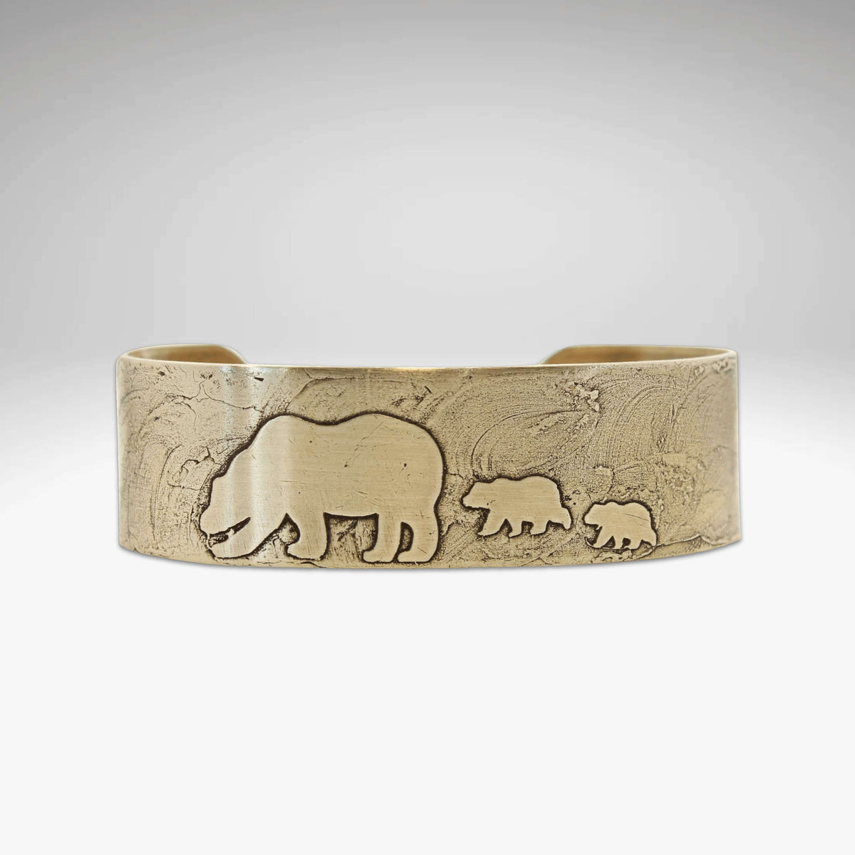 Mama and Cubs Cuff Bracelet