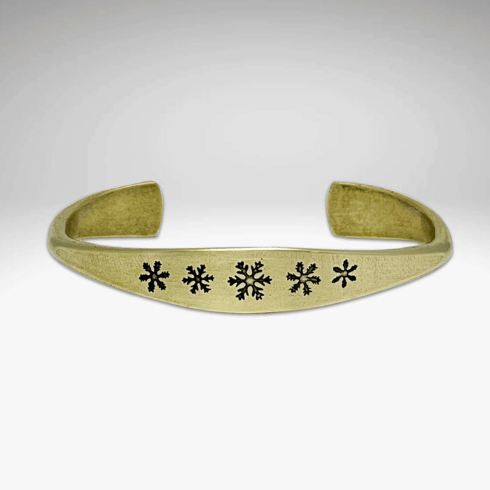 Powder Signet Cuff Bracelet