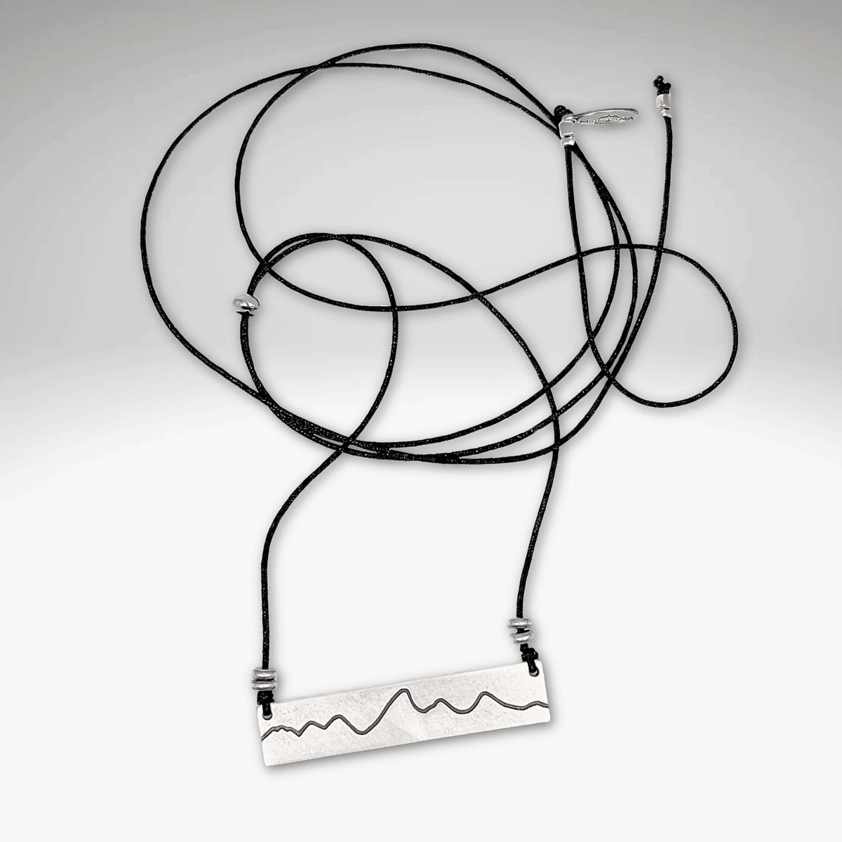 Simple Teton Mountain Necklace