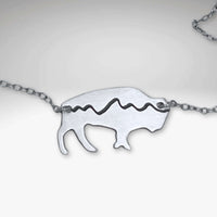 Mountains on Buffalo Necklace