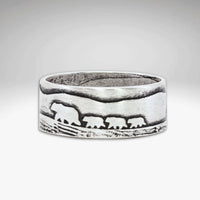 Bears on a Hike Ring