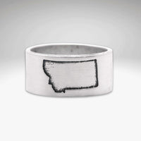 Montana State Outline Ring