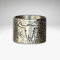 Bison Skull Ring