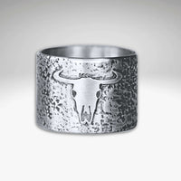 Bison Skull Ring