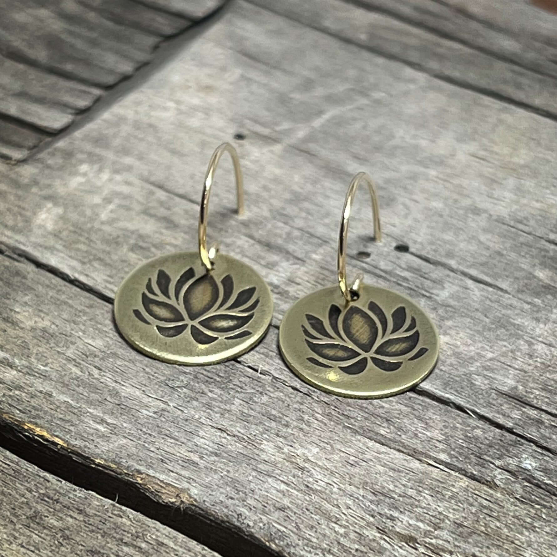 Sterling silver lotus flower stud earrings, lotus flower earrings, lotus earrings, flower earrings, popular nature earrings, nature jewelry, lotus