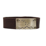 Big Dipper Leather Cuff Bracelet, [variant_title], daphne lorna