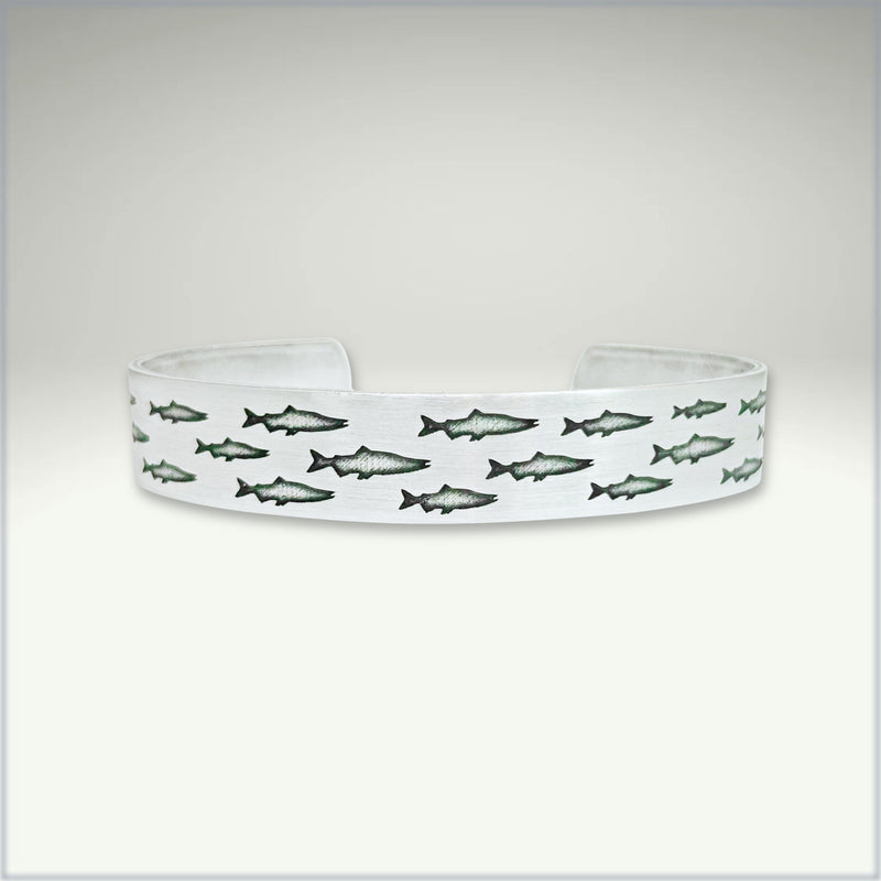 Salmon Run Cuff Bracelet