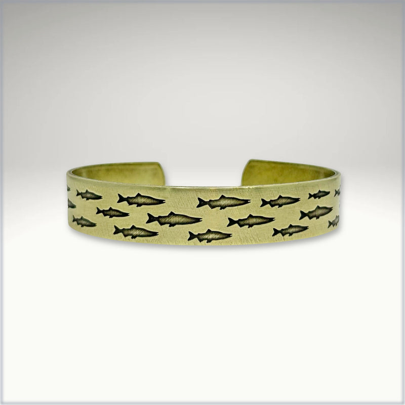 Salmon Run Cuff Bracelet