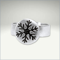 Snowflake Adjustable Ring