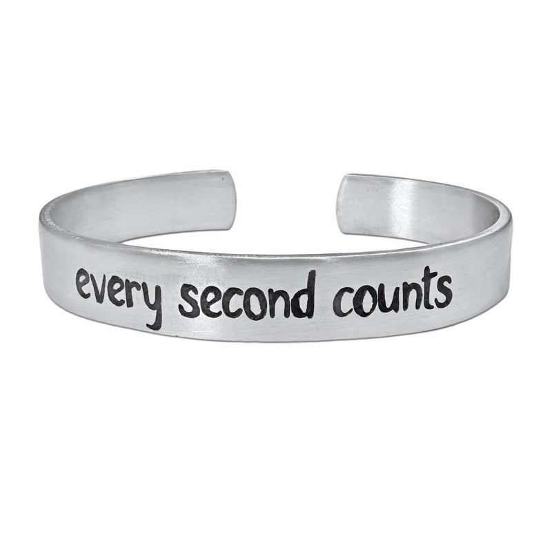 Every second counts - Bear Cuff Bracelet