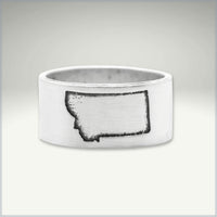 Montana State Outline Ring