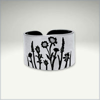 Wildflowers Adjustable Ring