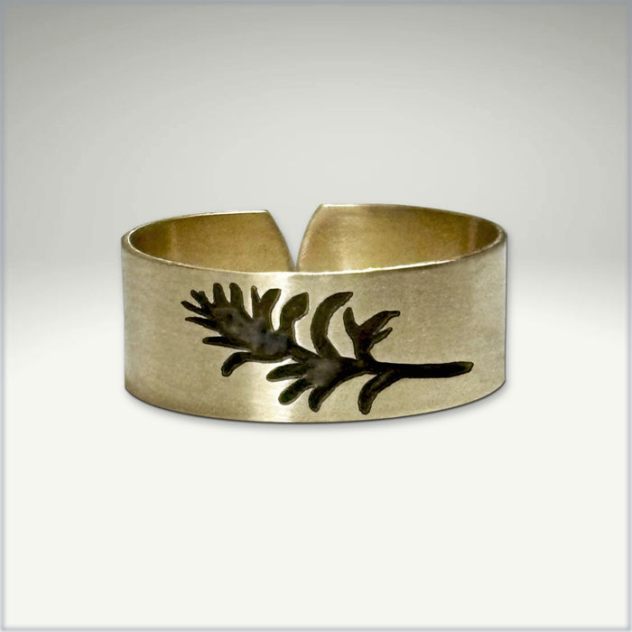 P Pine Adjustable Ring