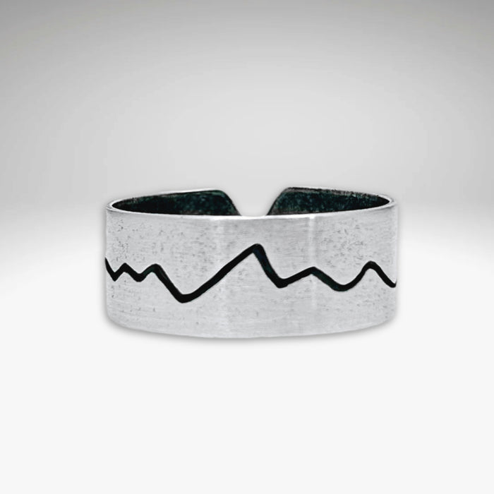 Simple Mountain Adjustable Ring