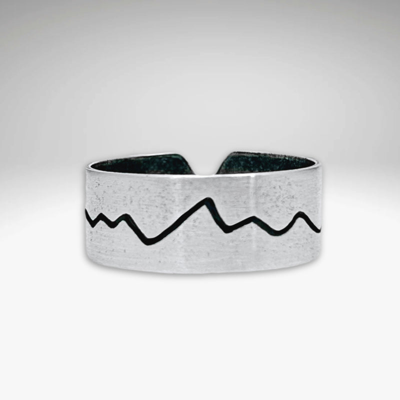 Simple Mountain Adjustable Ring