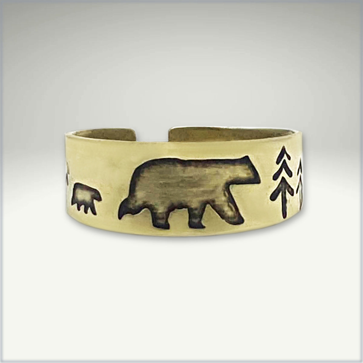 Bear Family Adjustable Ring