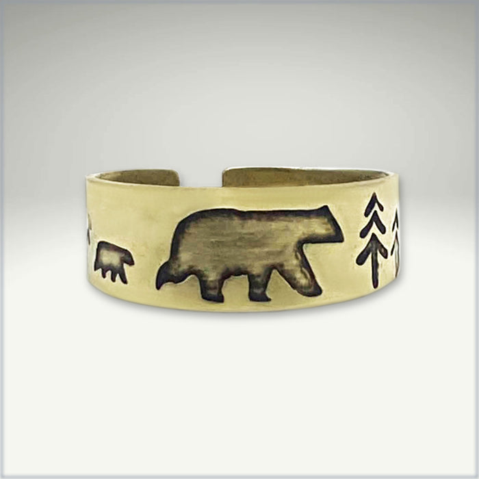 Bear Family Adjustable Ring