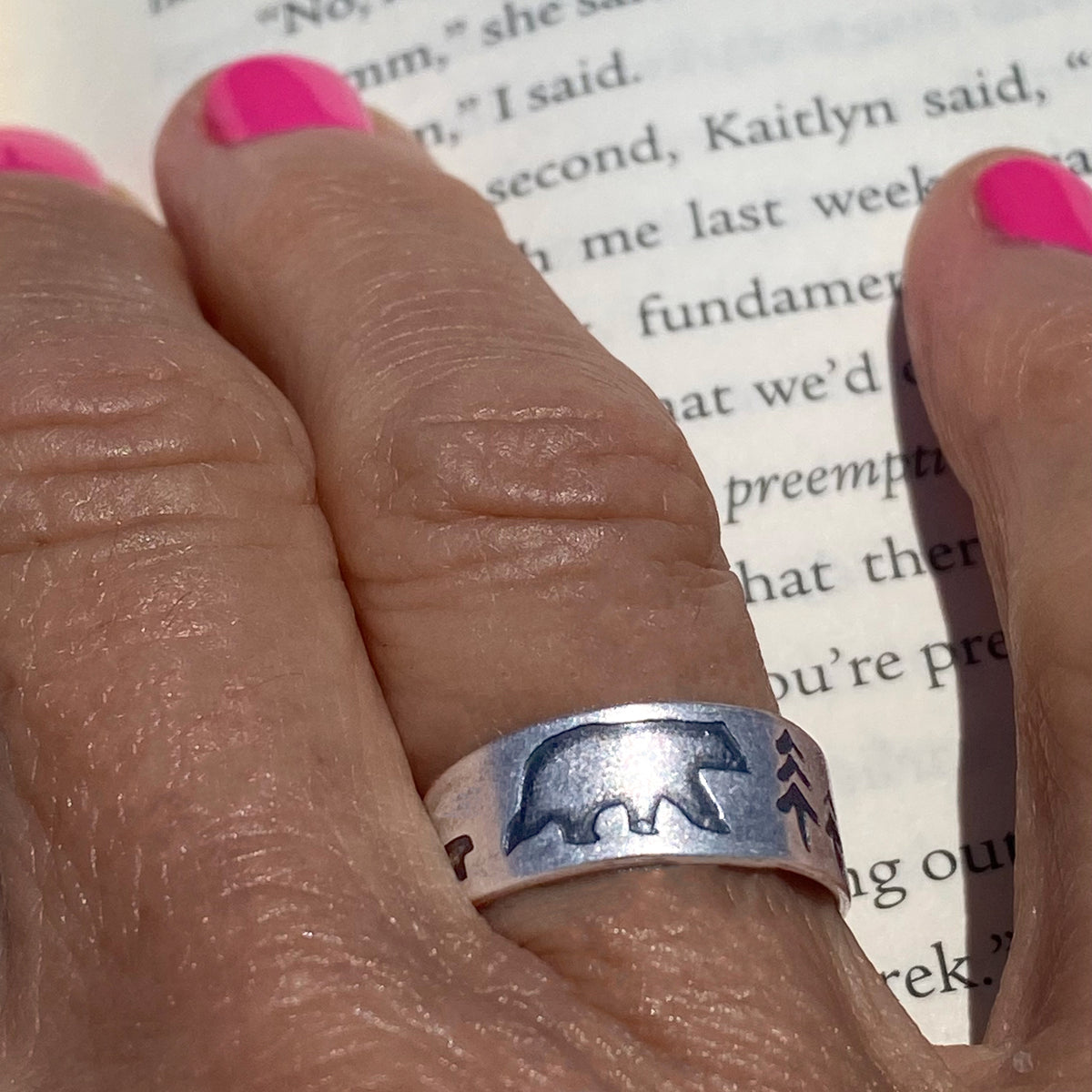 Bear Family Adjustable Ring
