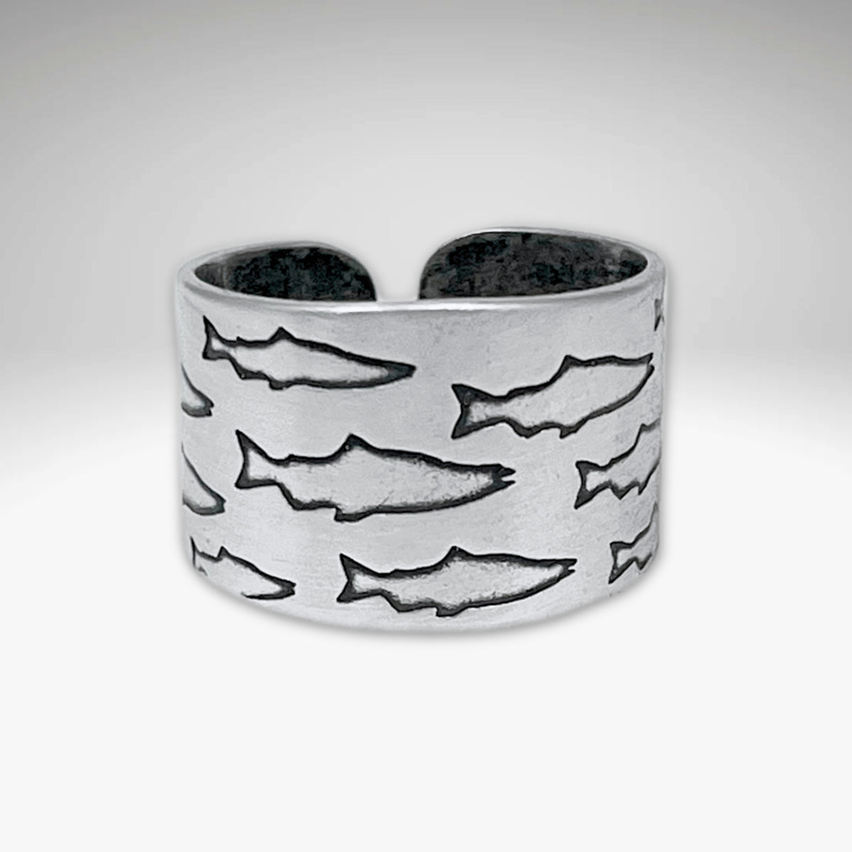 Salmon Run Adjustable Ring