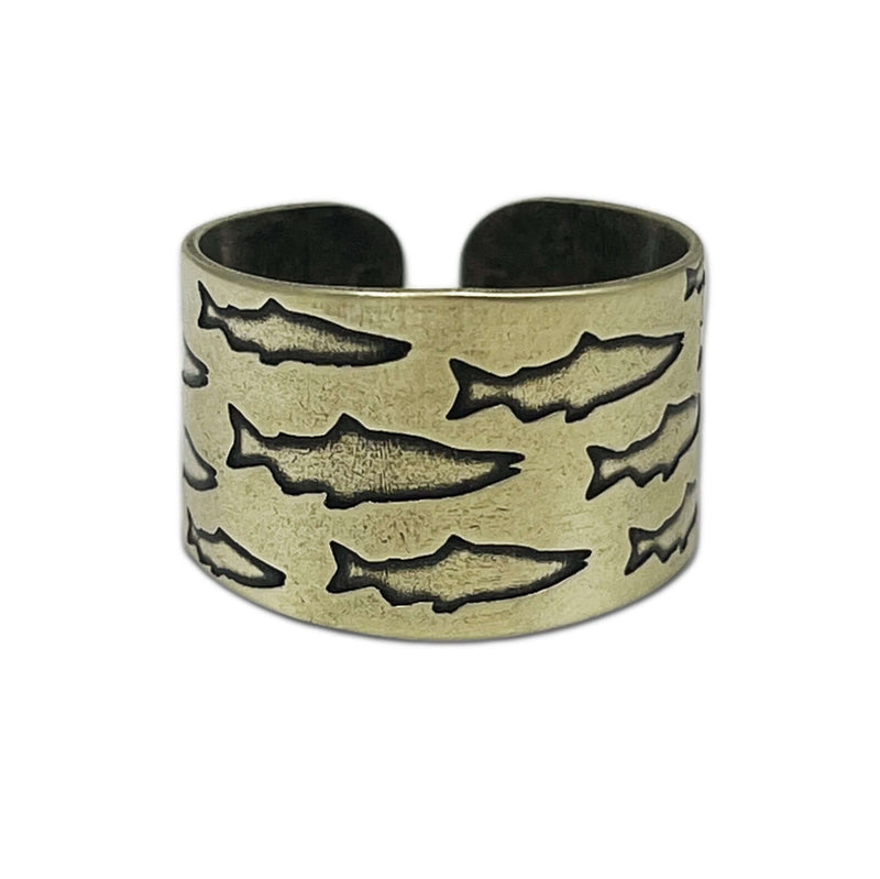 Salmon Run Adjustable Ring