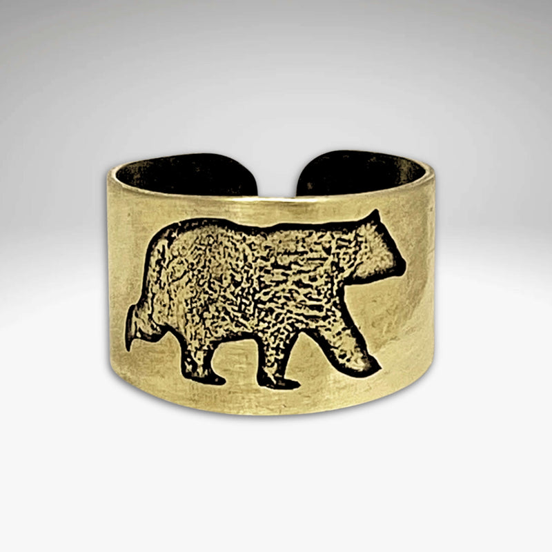 Bear Boy Adjustable Ring