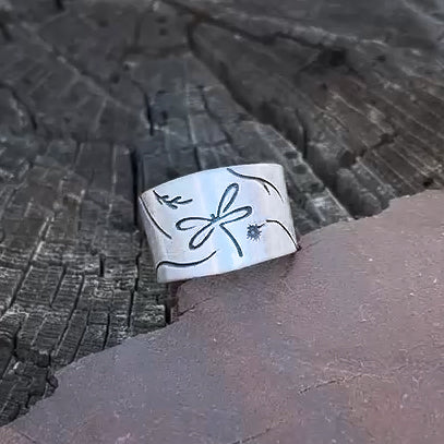 Dragonfly Adjustable Ring