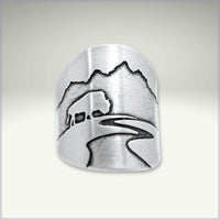 Buff in the Tetons Adjustable Ring