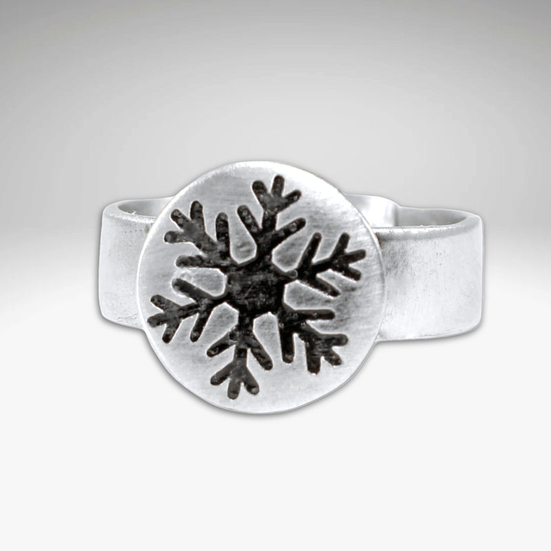 Snowflake Adjustable Ring