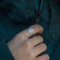 Snowfall Adjustable Ring