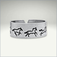 Wild Horses Adjustable Ring