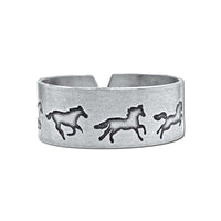 Wild Horses Adjustable Ring