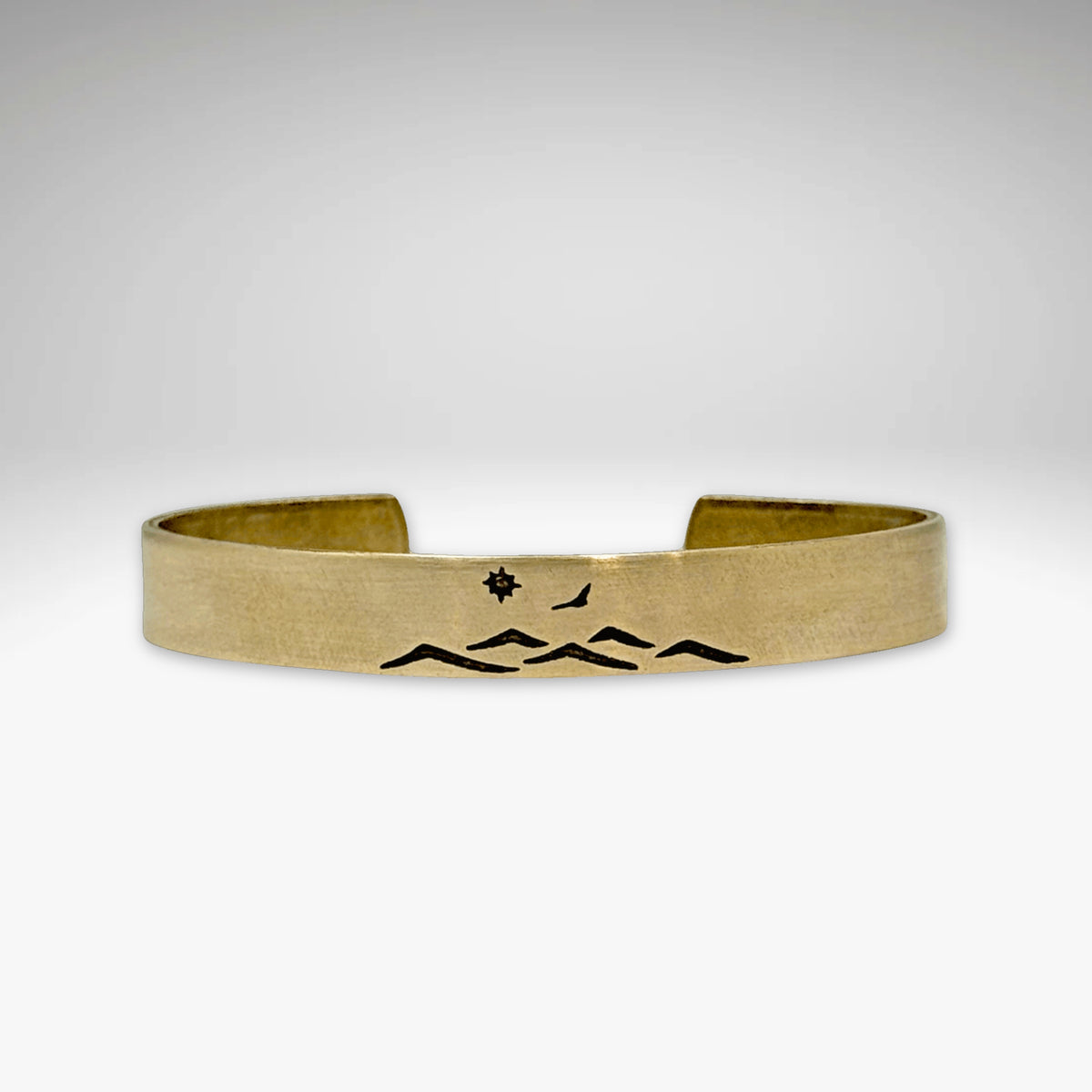 Fly Over cuff bracelet - Mountain Bracelet for men and women