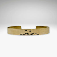 Fly Over cuff bracelet - Mountain Bracelet for men and women