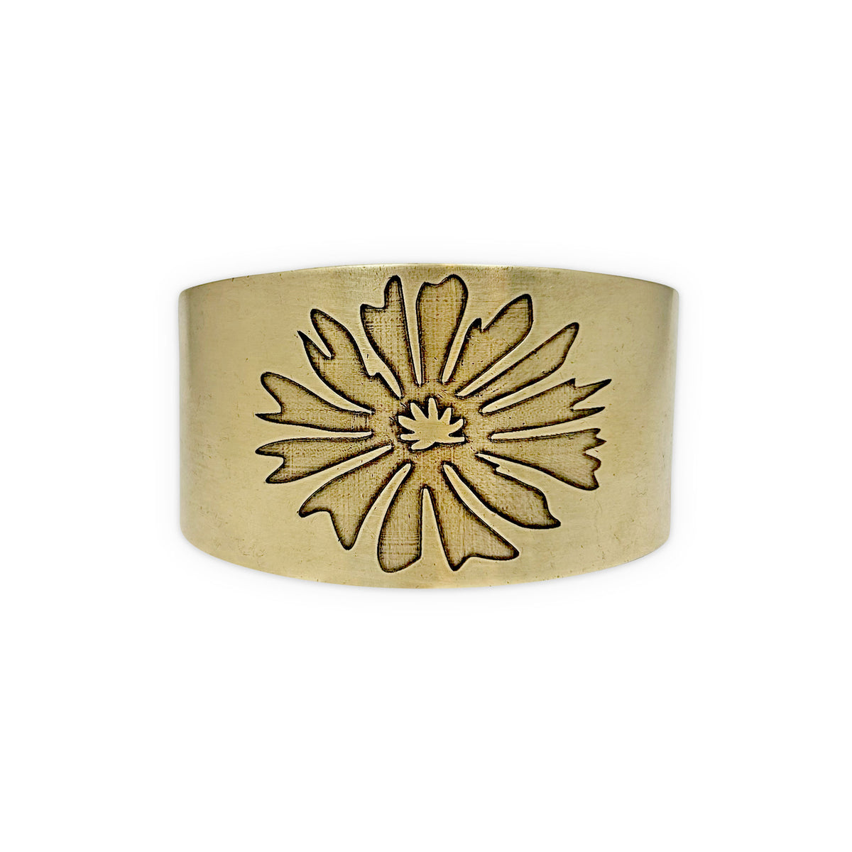 Bitterroot Flower Cuff Bracelet