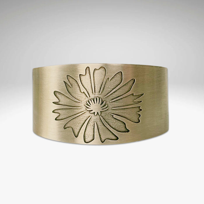 Bitterroot Flower Cuff Bracelet