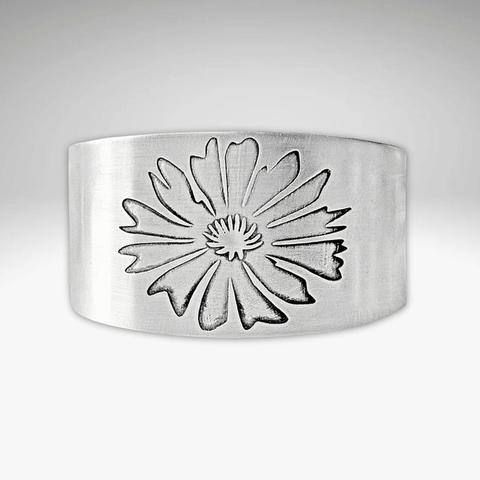 Bitterroot Flower Cuff Bracelet