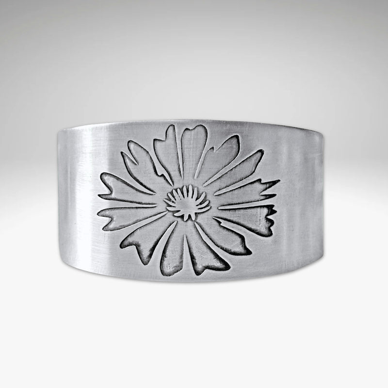 Bitterroot Flower Cuff Bracelet