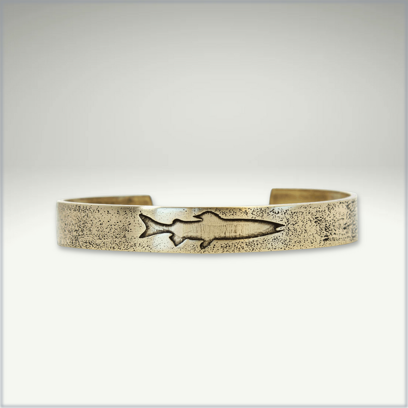 Single Trout Cuff Bracelet