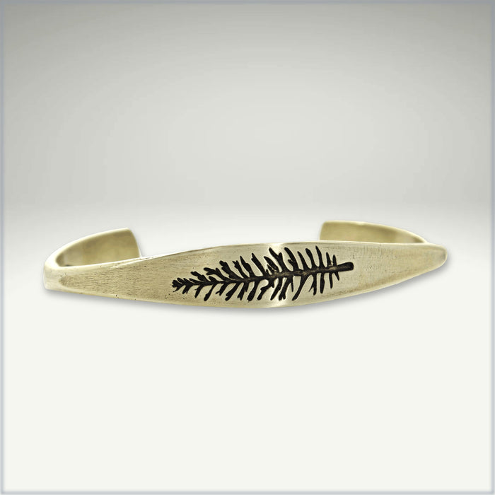 Spruce Signet Cuff Bracelet