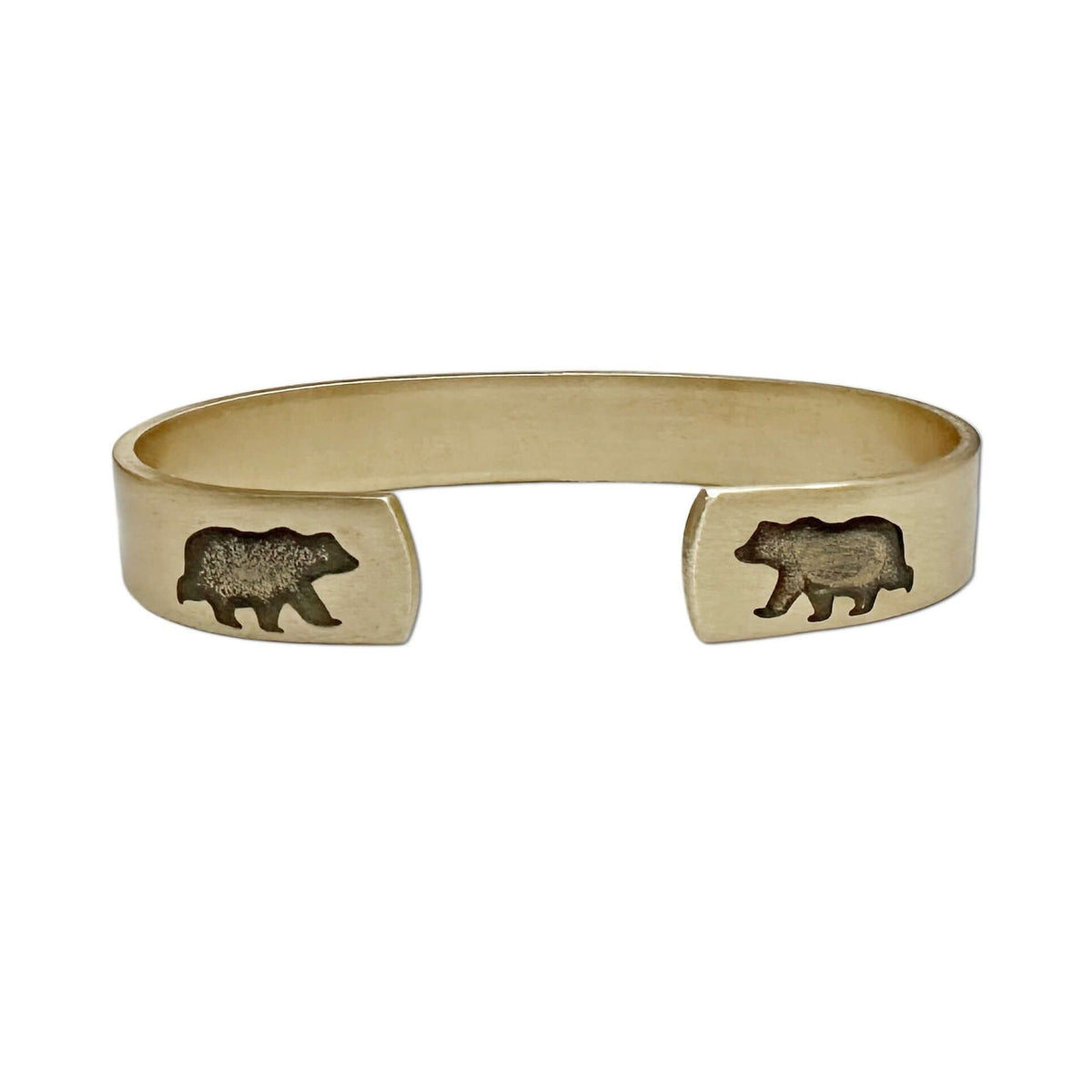 Every second counts - Bear Cuff Bracelet