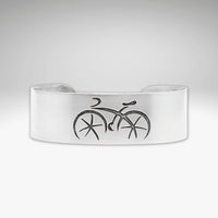 Ride Bicycle Cuff Bracelet