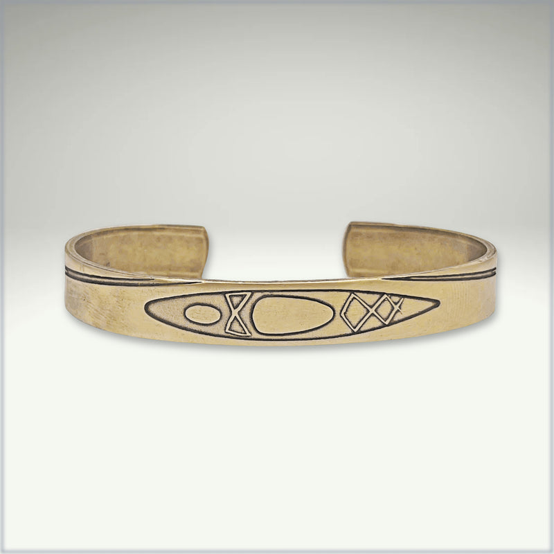 River Run Kayak Cuff Bracelet