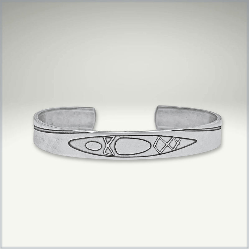 River Run Kayak Cuff Bracelet