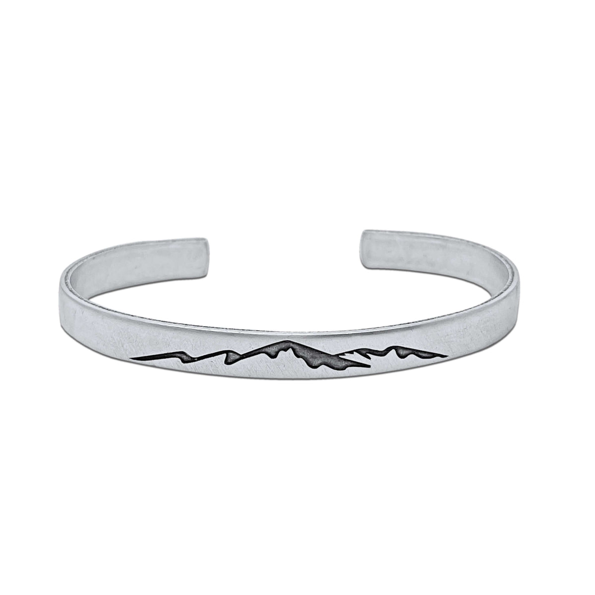 Mountainscape Mountain  Cuff Bracelet