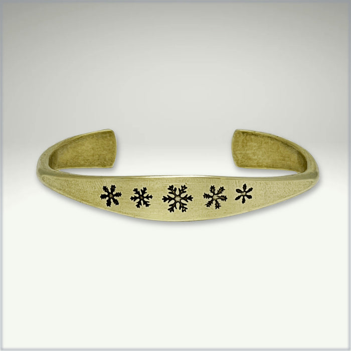 Powder Signet Cuff Bracelet