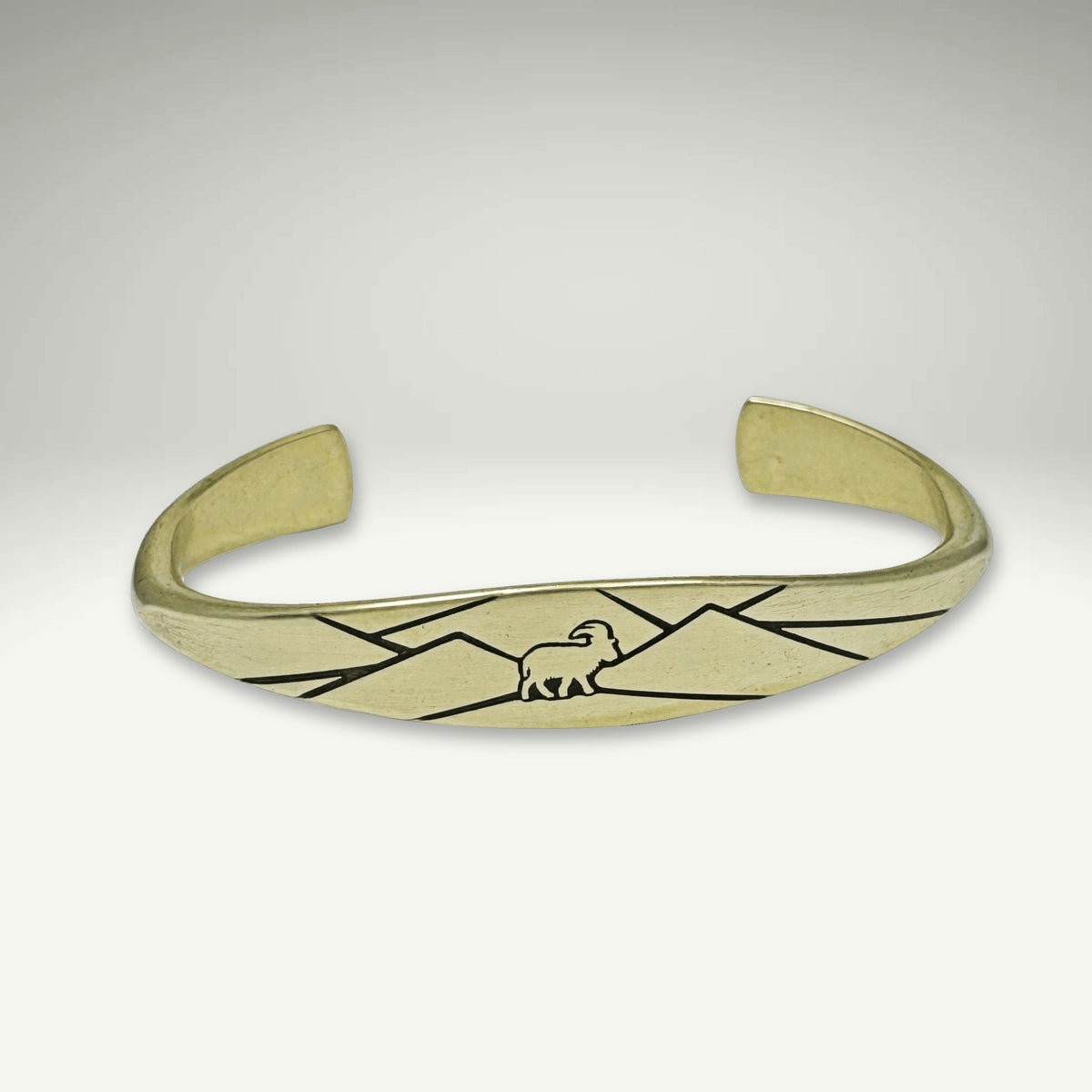 Mountain Goat Cuff Bracelet