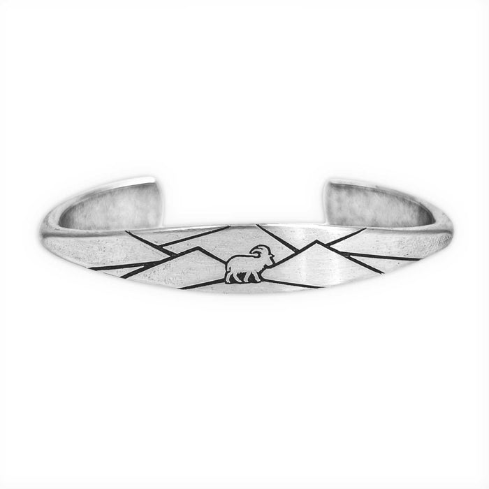 Mountain Goat Cuff Bracelet